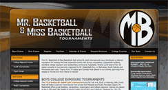 Desktop Screenshot of misterbasketball.com